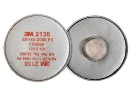 3M 2138 P3 Organik-Ozon Gaz/Buhar Filtresi