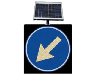 Solar Ledli Yol Bakım Levhası